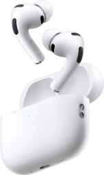 airpods pro 3 against a white background