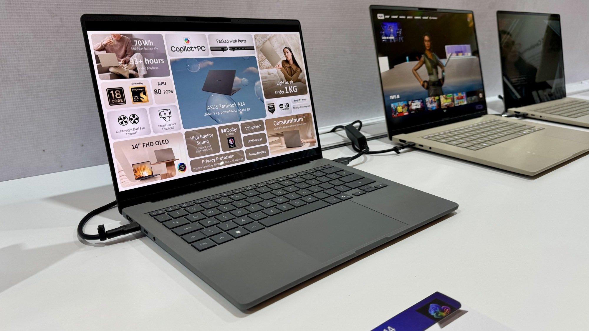 the asus zenbook a14 and a16 at ces 2026