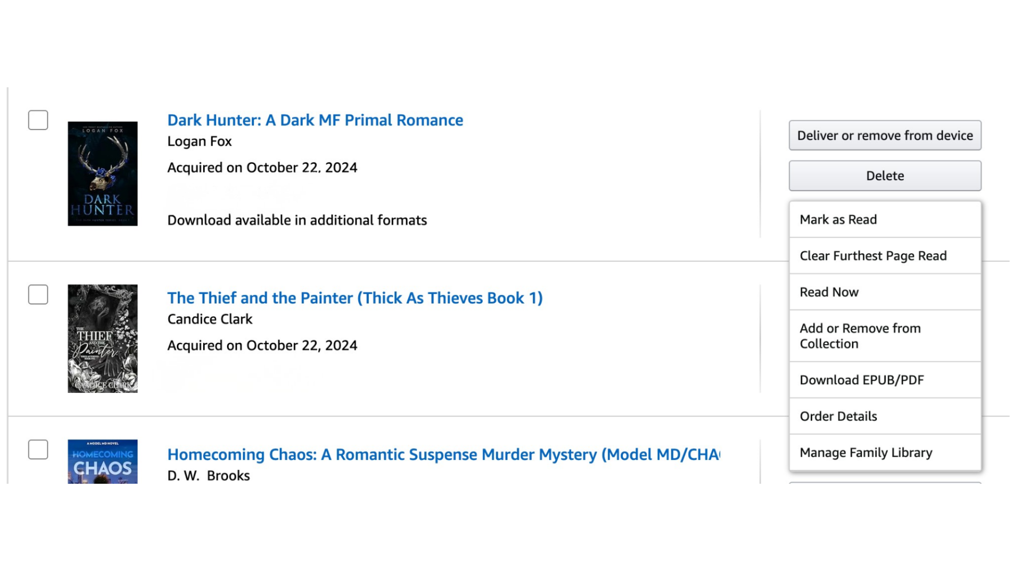 A book on Amazon that shows a DRM-free book.