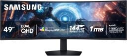 The Samsung 49-inch Odyssey Curved Gaming Monitor on a white background