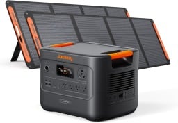 Jackery HomePower 3000 with two SolarSaga 200W solar panels