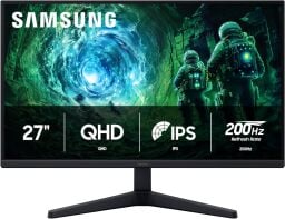 The Samsung 27-inch Odyssey G5 G53F QHD Gaming Monitor on a white background