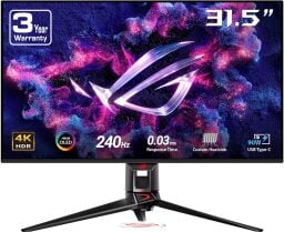 The ASUS ROG Swiftgaming monitor on a white background