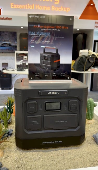 jackery explorer 1500 ultra on display at ces 2026