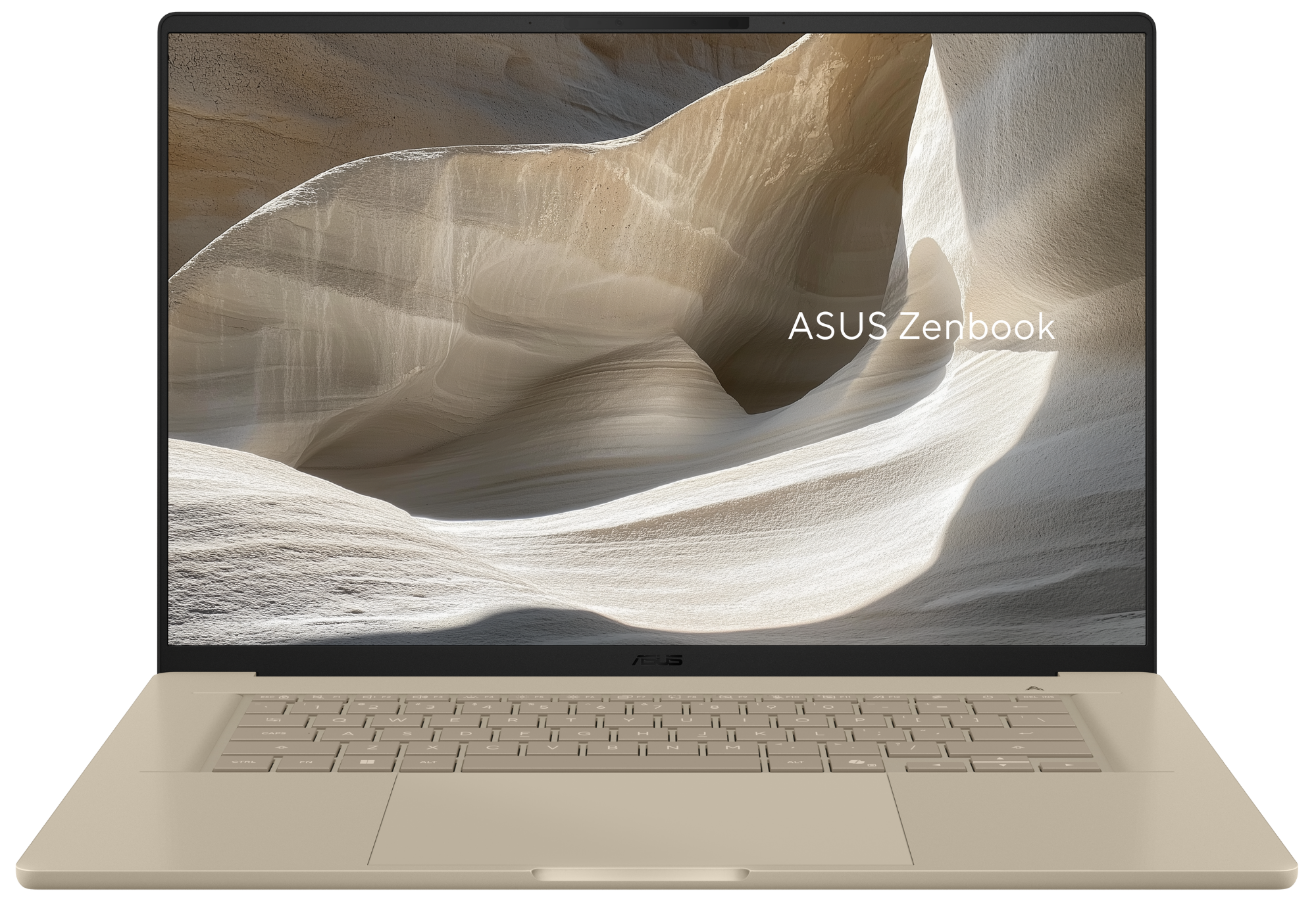 a front view of the asus zenbook a16