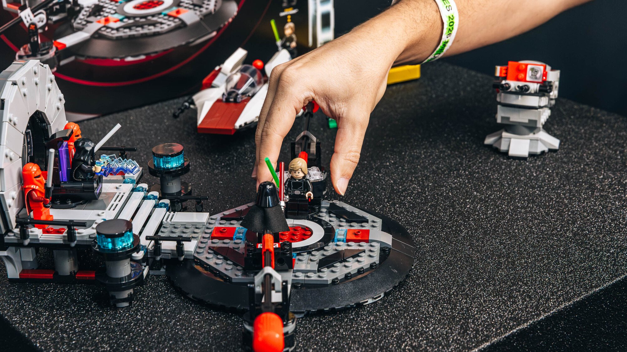 the Lego Star Wars Smart Play set at CES 2026