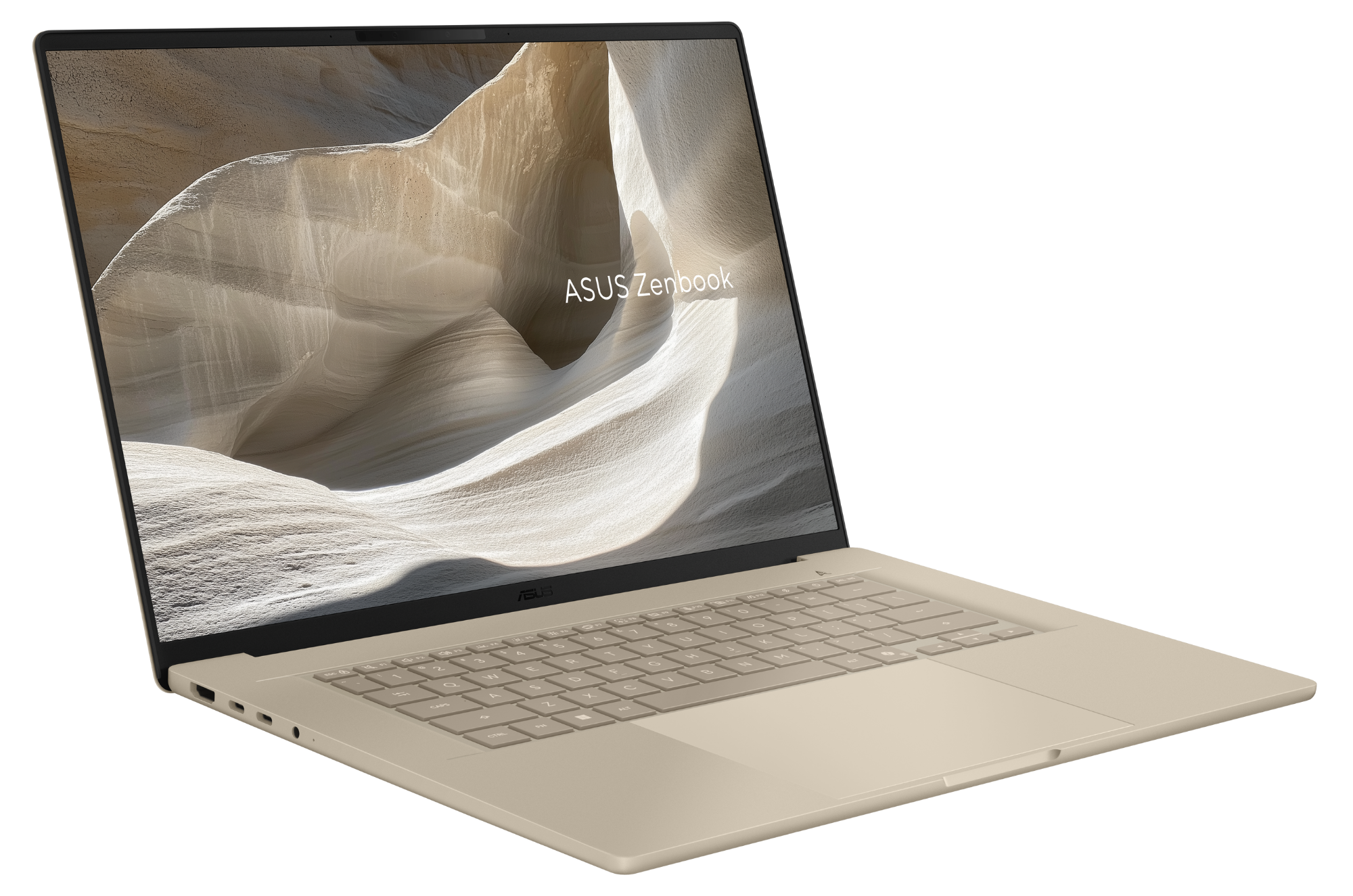 a side view of the asus zenbook a16