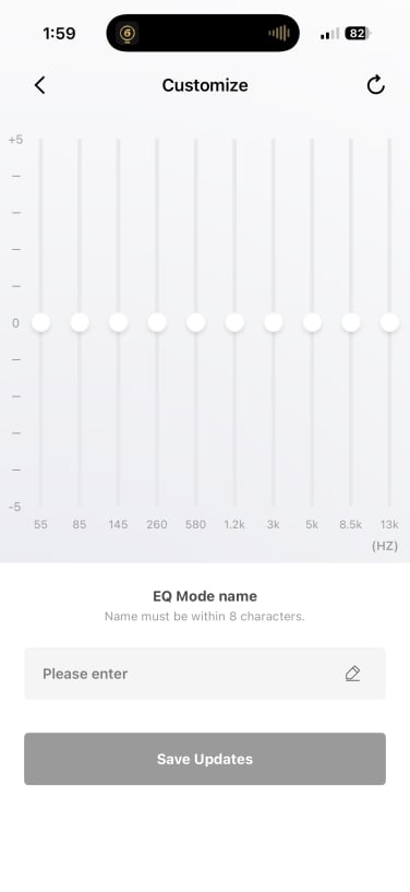 shokz 10-band custom EQ