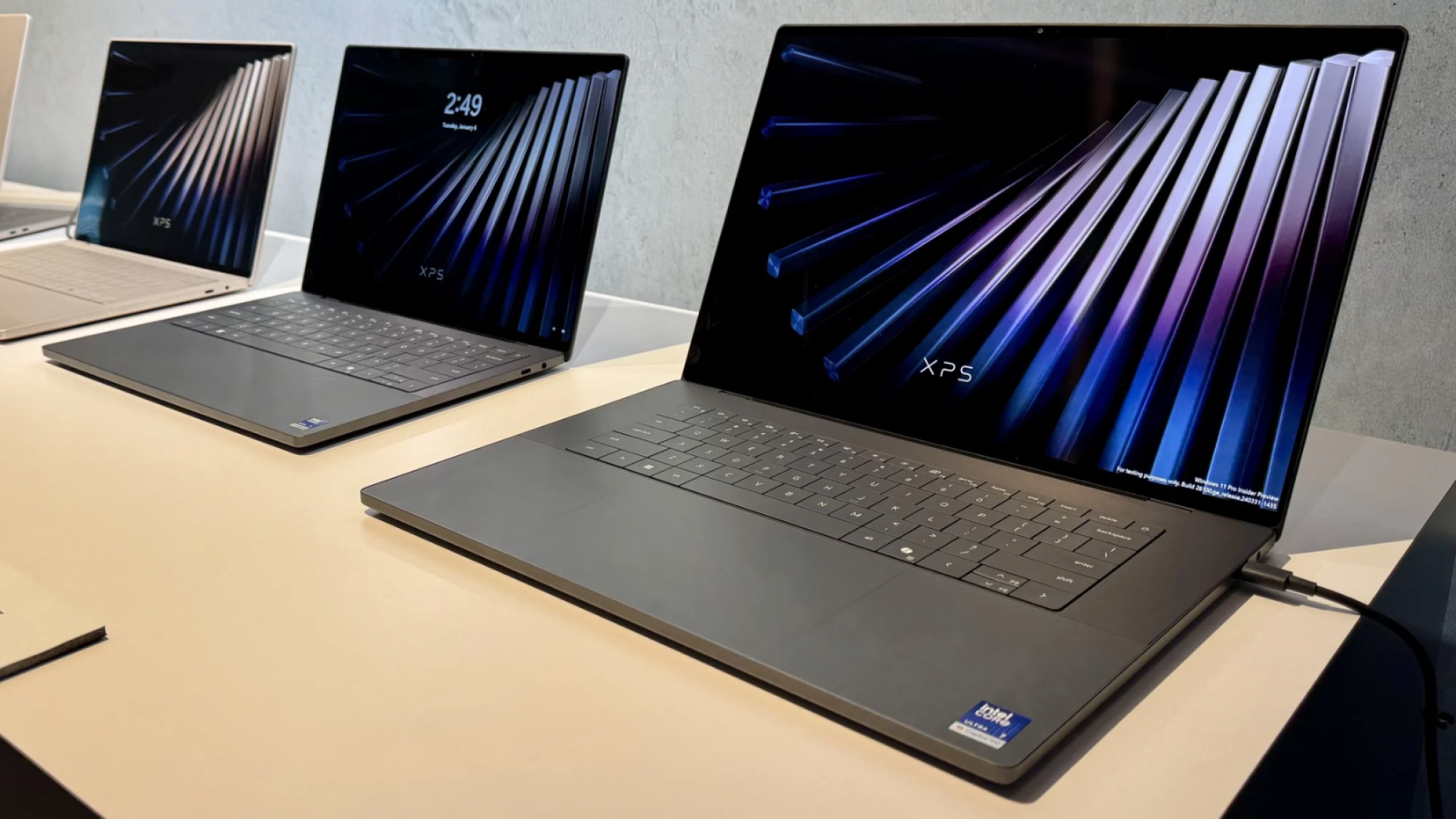 The Dell XPS 14 and 16 at CES 2026.
