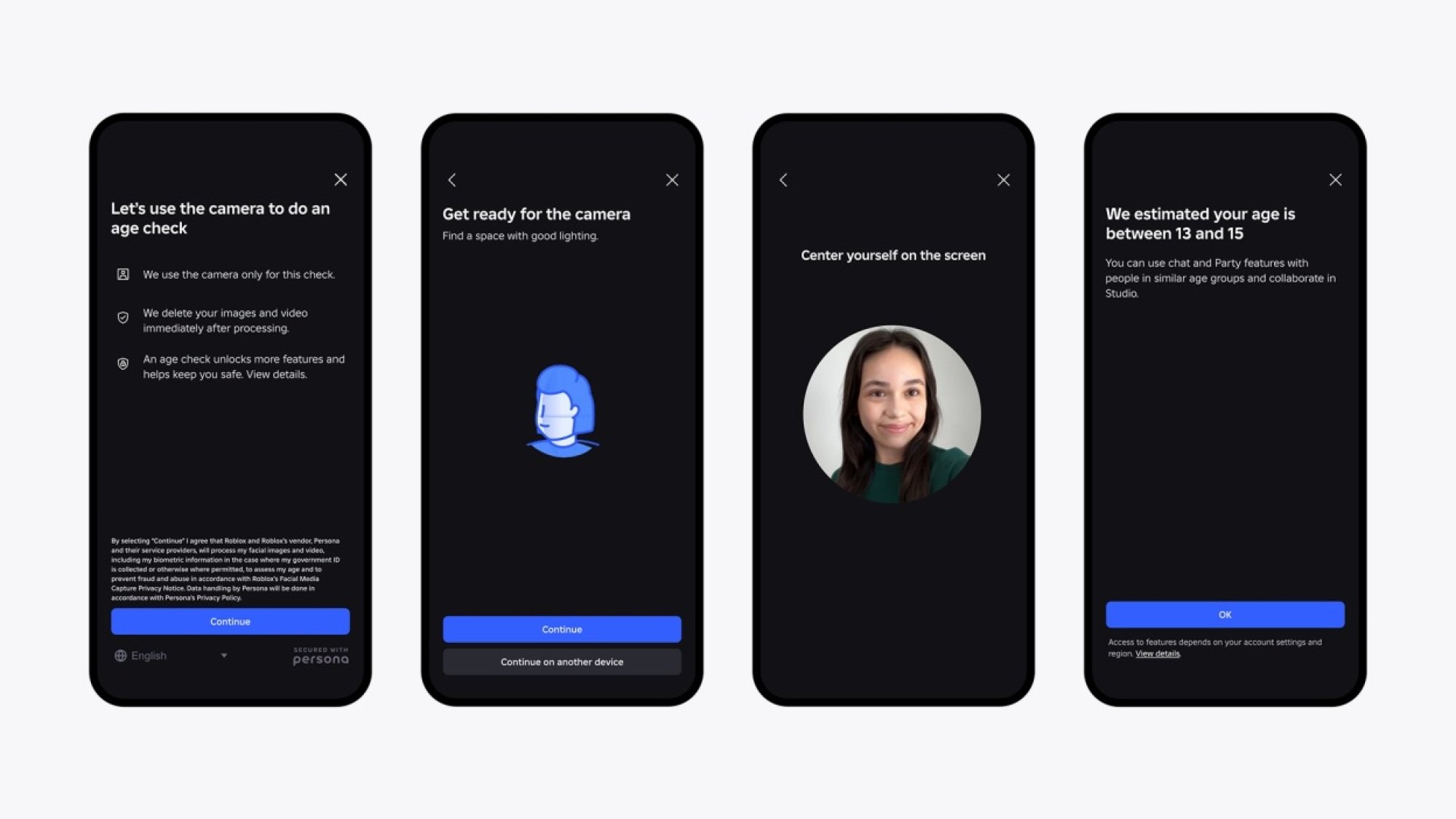 Roblox age verification