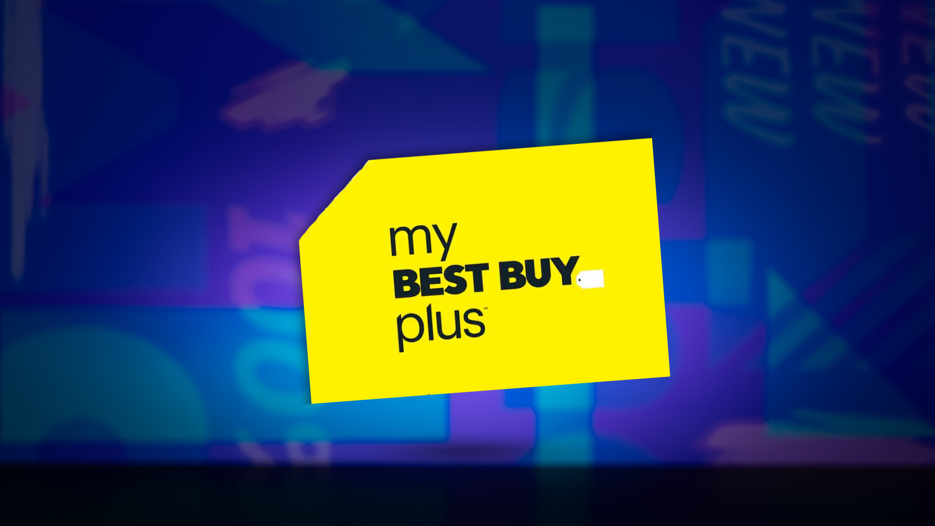 my best buy plus logo on blue background
