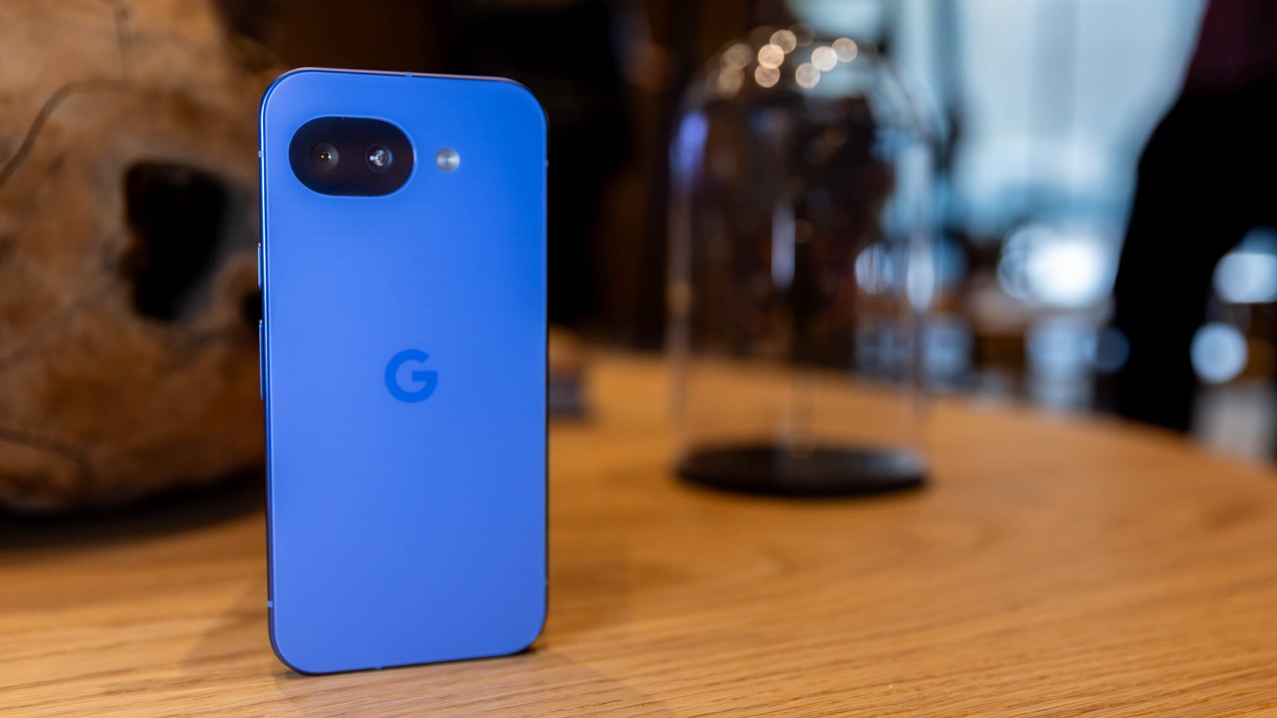 google pixel 10a phone in blue