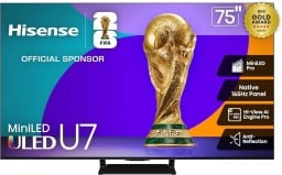 the 75-inch Hisense U7 LED 4K TV