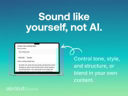Aivolut AI Book Creator: Lifetime Subscription (Starter Plan)
