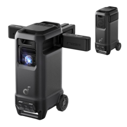 the Soundcore Nebula X1 Pro outdoor cinema projector