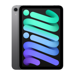 iPad mini on white background