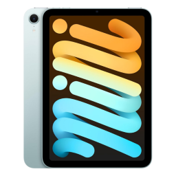 iPad mini on white background