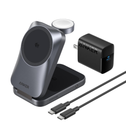 Anker Prime 3-in-1 Wireless Charging Station on white background