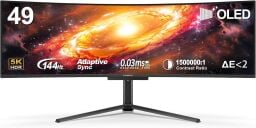 The INNOCN 49-inch OLED Ultrawide Curved Monitor on a white background
