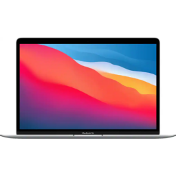 the 13-inch m1 apple macbook air in silver