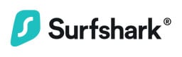 surfshark logo against a white background