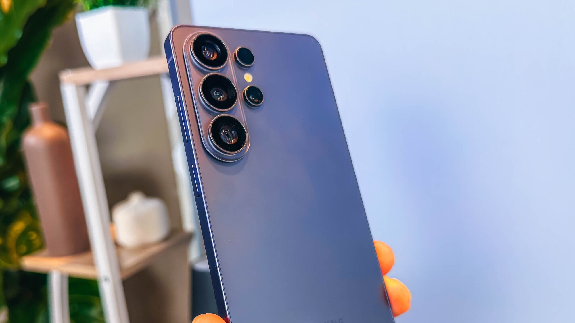 close-up look at camera array on s26 ultra smartphone