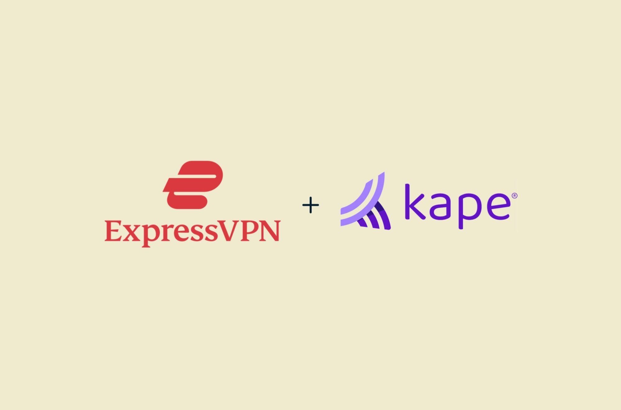 the expressvpn and kape technologies logos