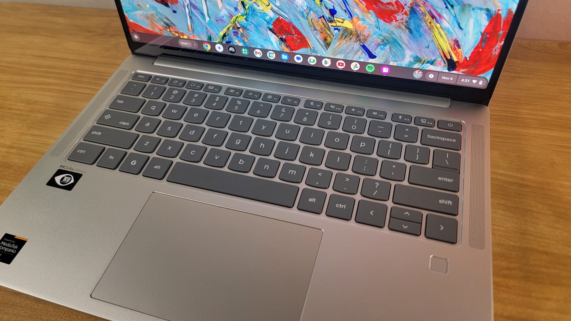 keyboard and trackpad on chromebook