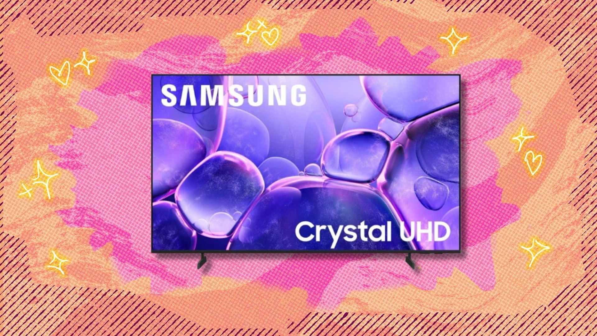 the 43-inch Samsung Class Crystal UHD TV