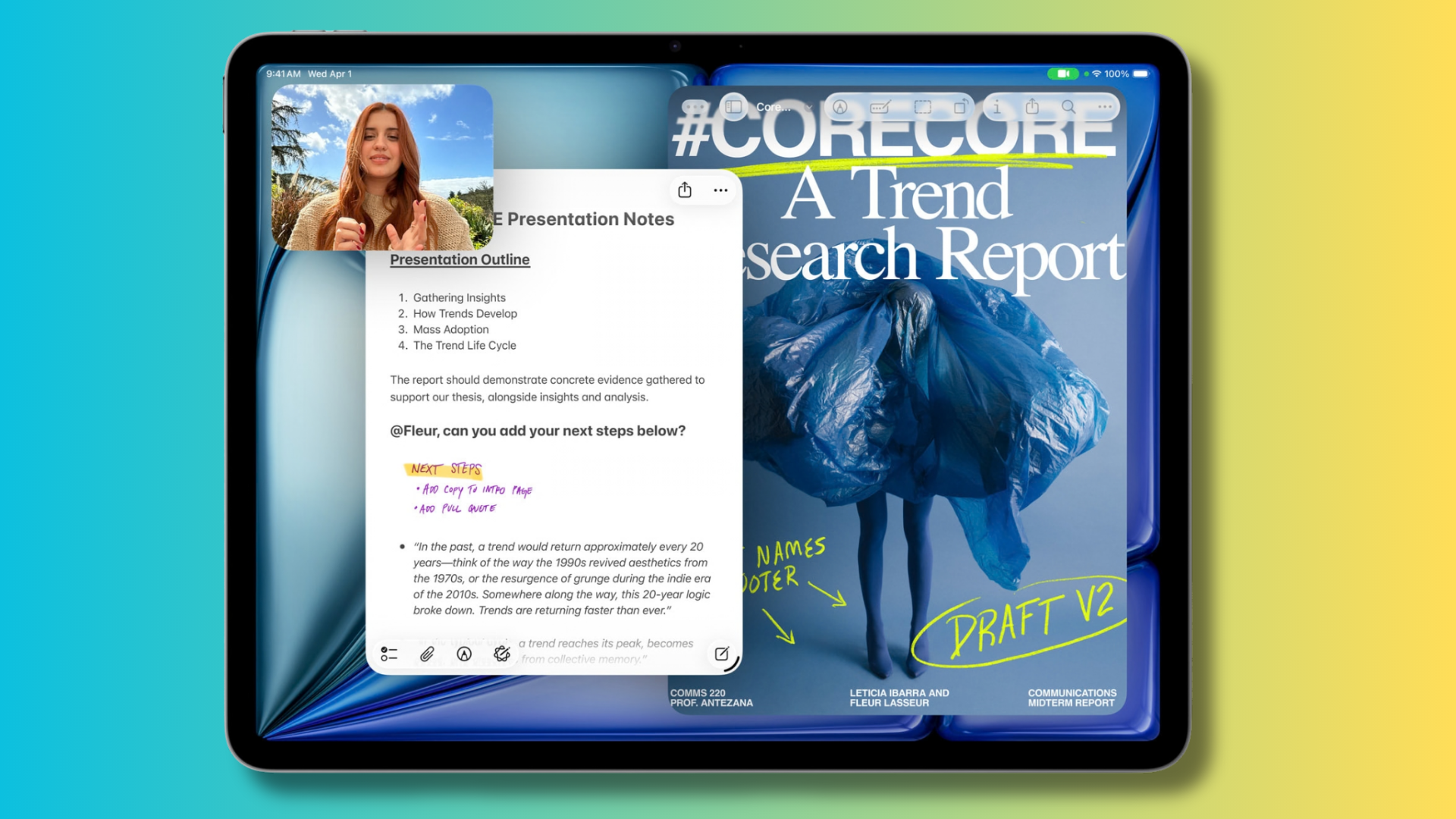 The new Apple iPad Air with M4 chip