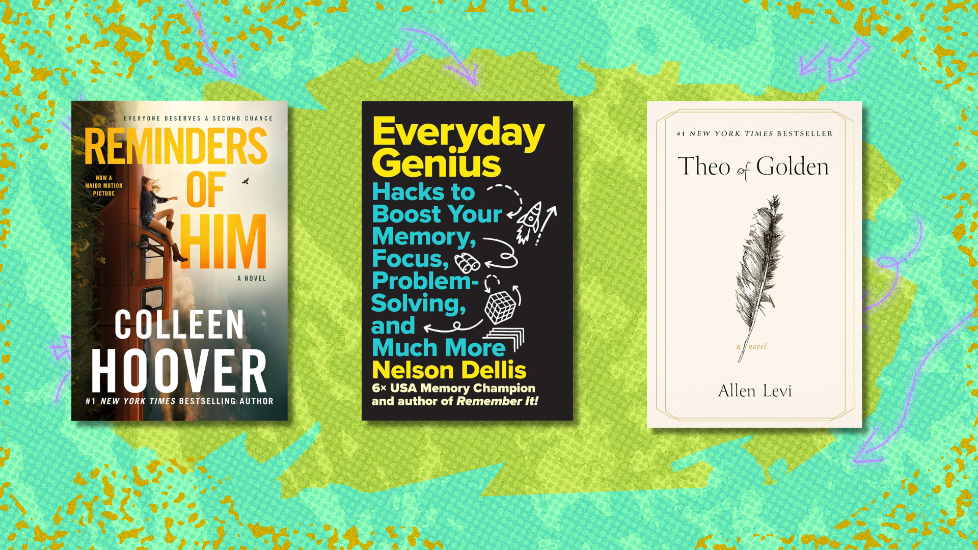 Reminders of Him, Everyday Genius, and Theo of Golden books