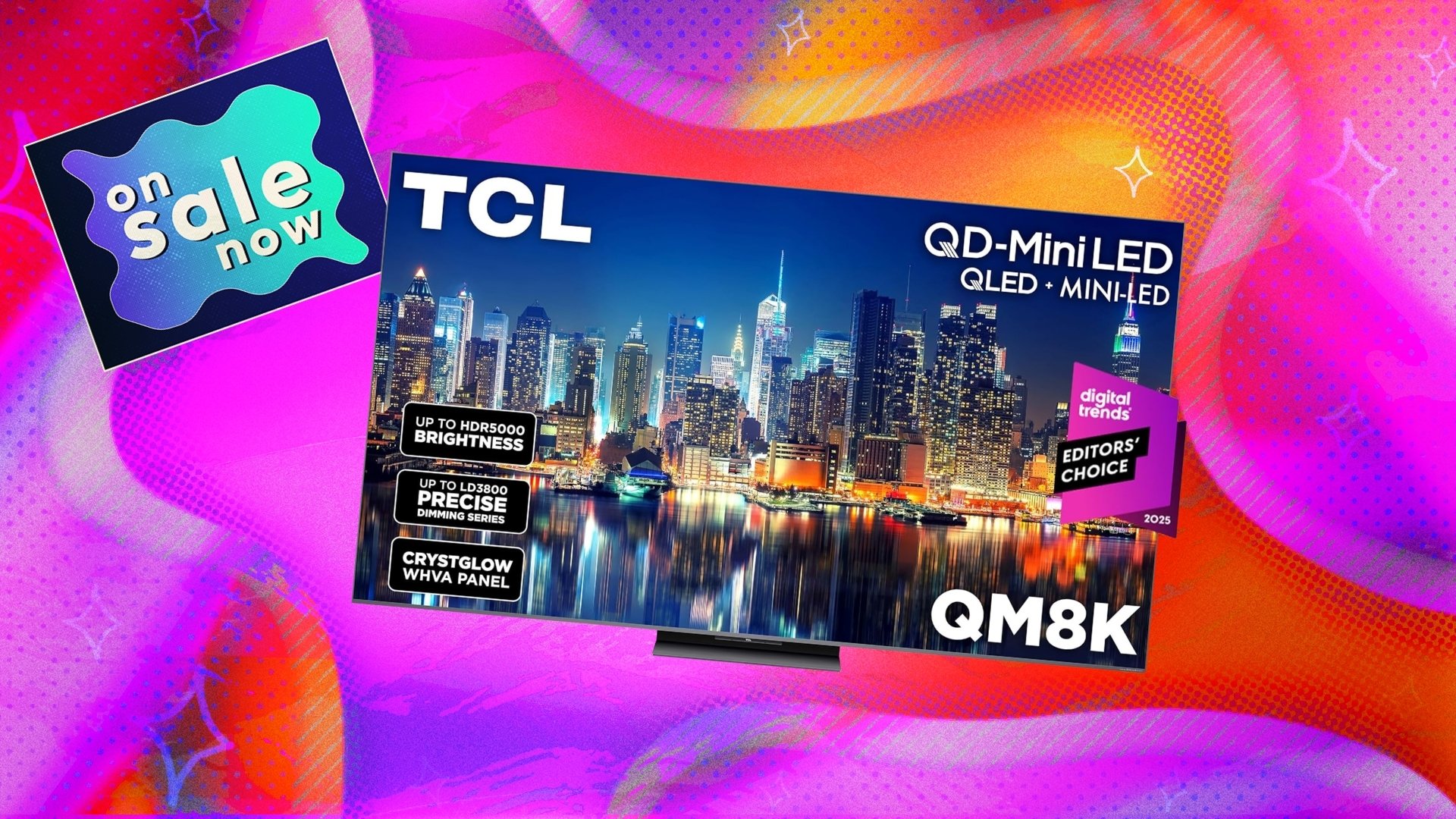 TCL 65-inch QM8K Mini LED QLED 4K TV