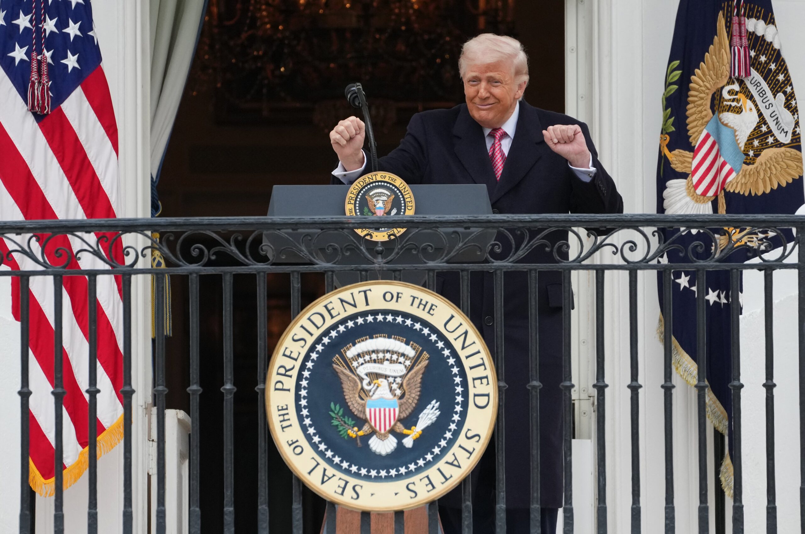 President Donald Trump at the White House