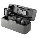 DJI Mic 3 (2 TX + 1 RX + Charging Case), Wireless Microphone for iPhone/Camera/Android, Ultralight, Adaptive Gain Control for Balanced Volume, Dual Band Anti-Interference, 28hrs Use, Vlog