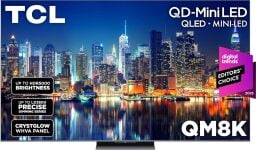 75-inch TCL Class QM8K Series 4K Mini-LED TV (2025 Model)