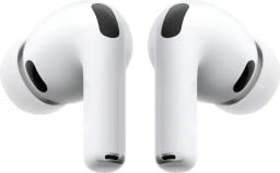 white apple airpods pro 3 earbuds