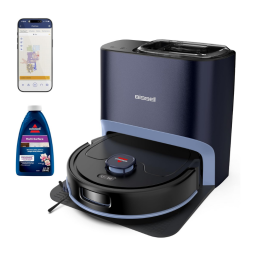 Bissell FlexClean FurForce Robot Vacuum and Mop on white background