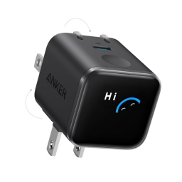 Anker Nano 45W Smart Display Charger on white background