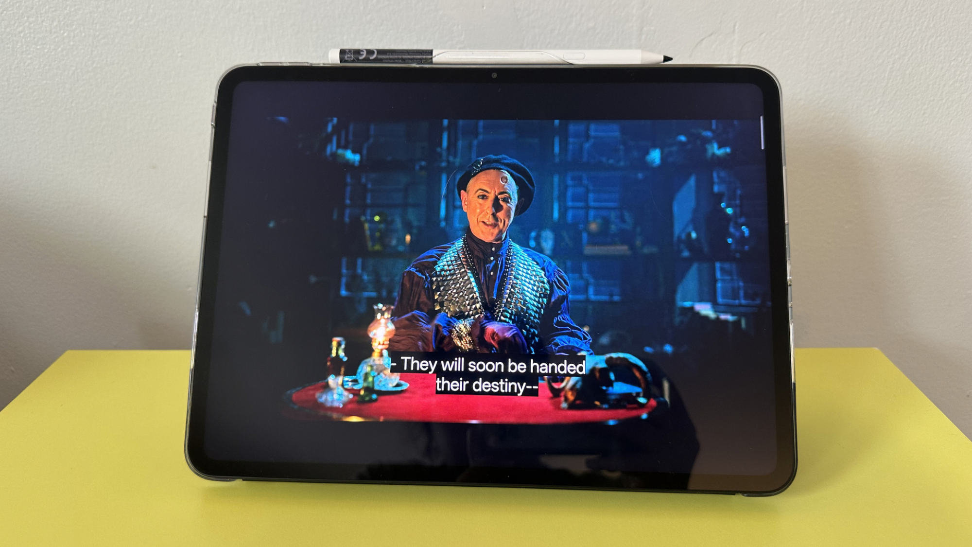 A OnePlus Pad Go 2 playing The Traitors