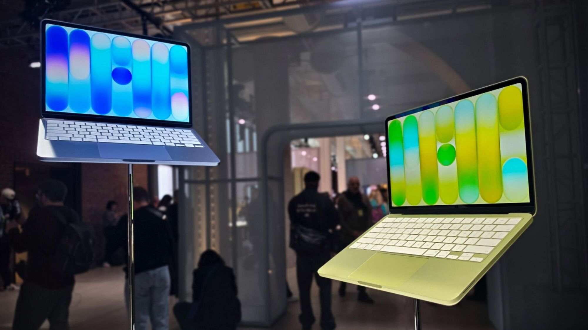macbook neo on display