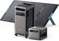 Anker Soloix F3800 Portable Power Station, BP3800 Expansion Battery, and 400W Solar Panel