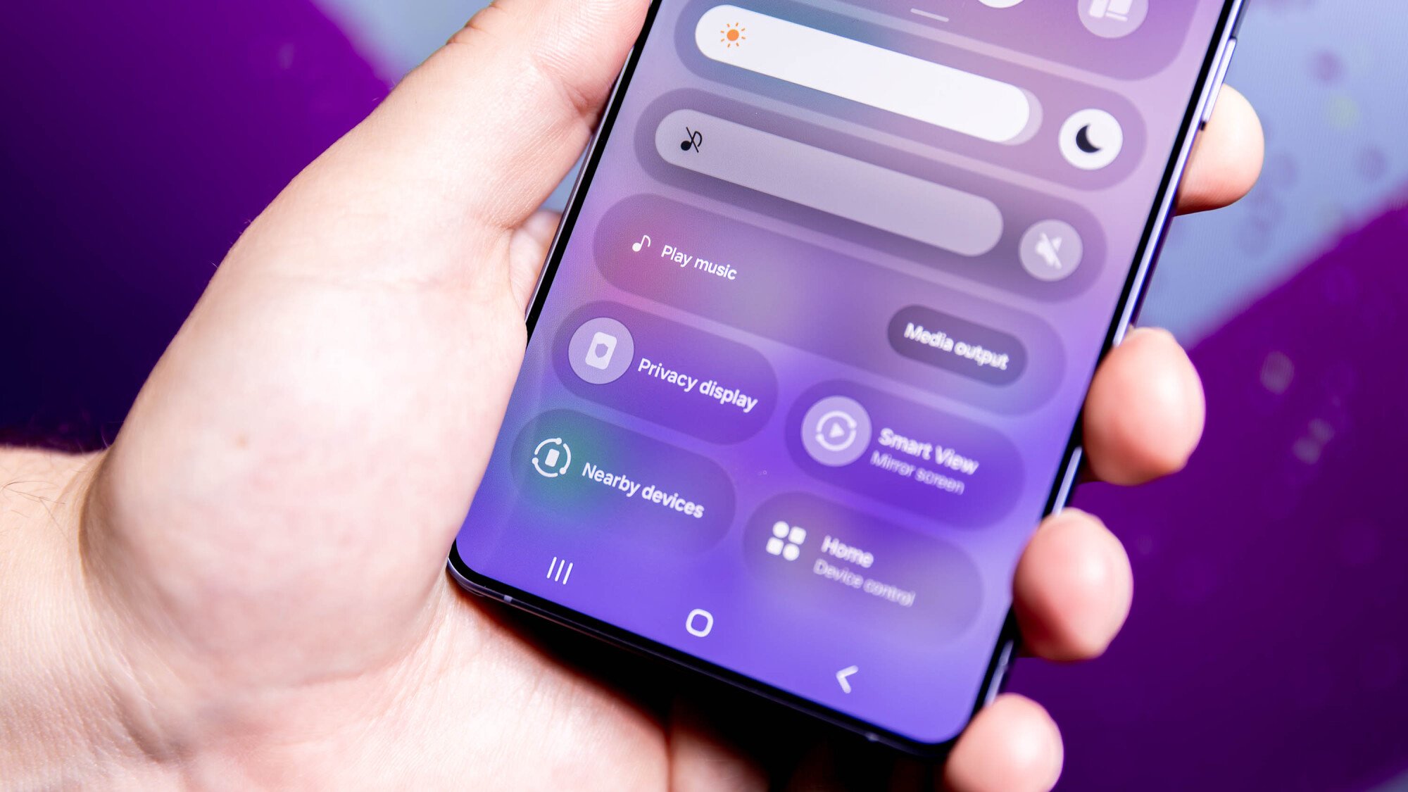samsung galaxy s26 ultra privacy display in settings menu