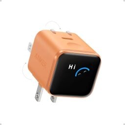 orange Anker Smart Display Charger