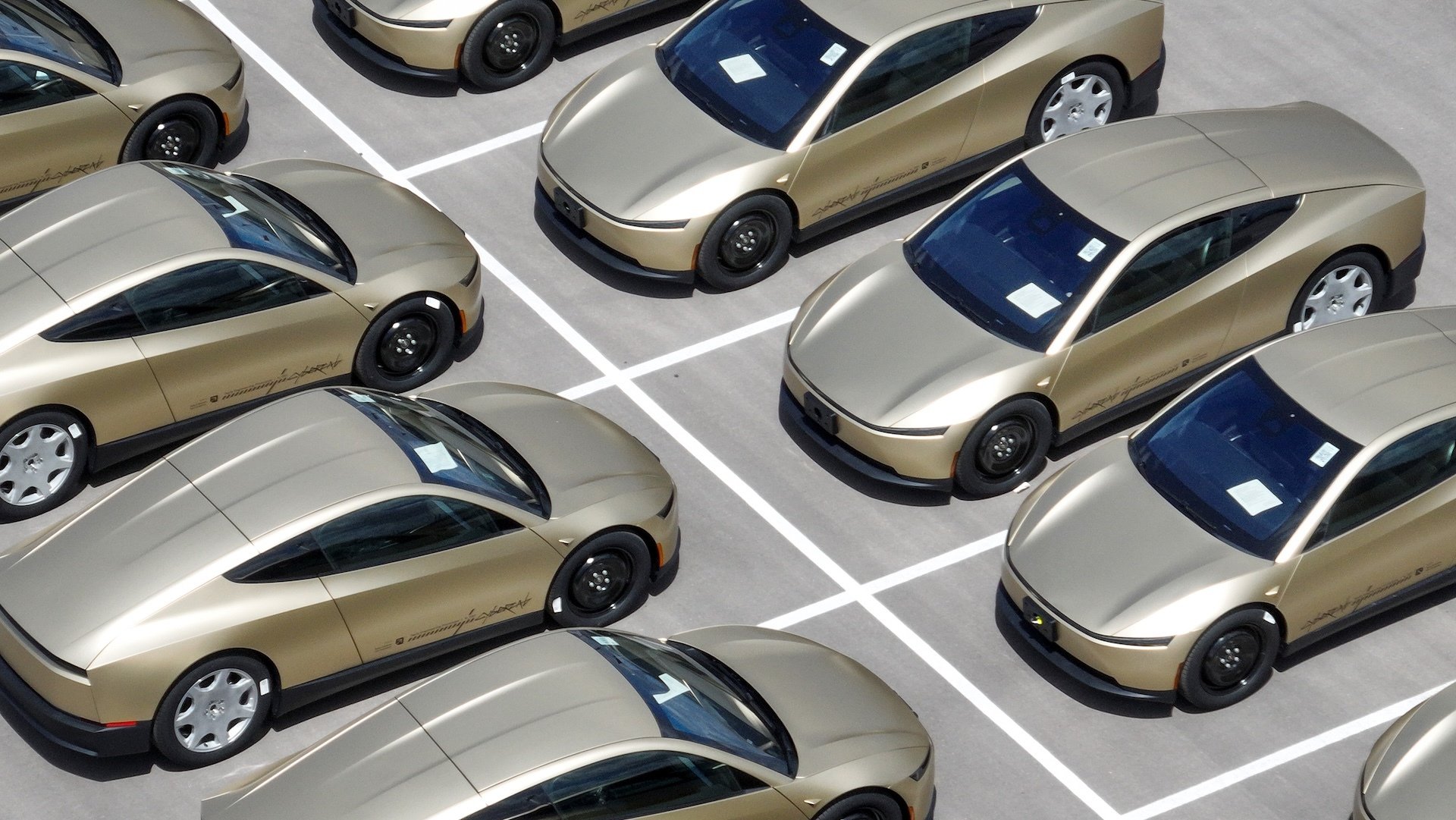 The view from Tesla's Giga Texas in Austin.