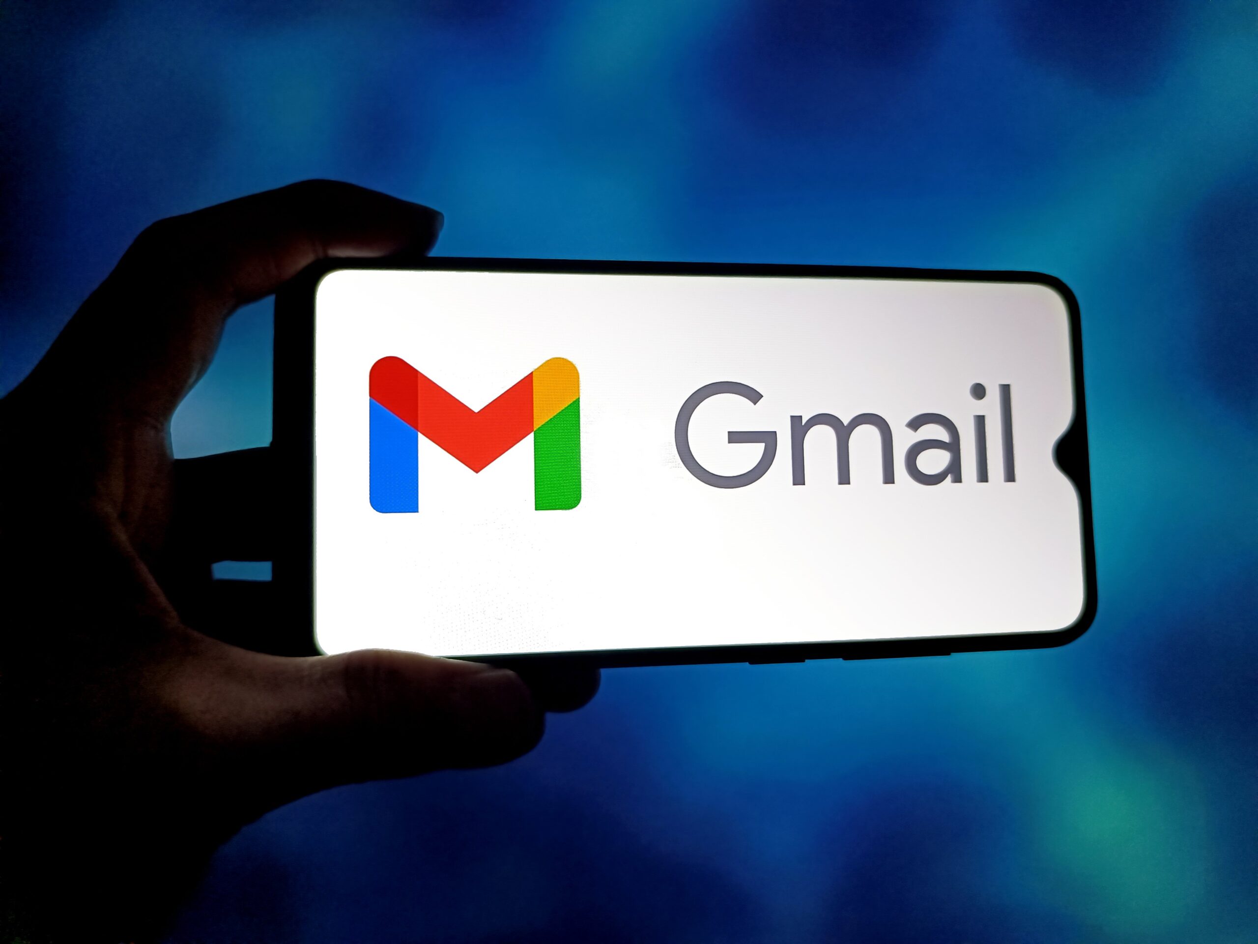 Gmail logo on mobile device