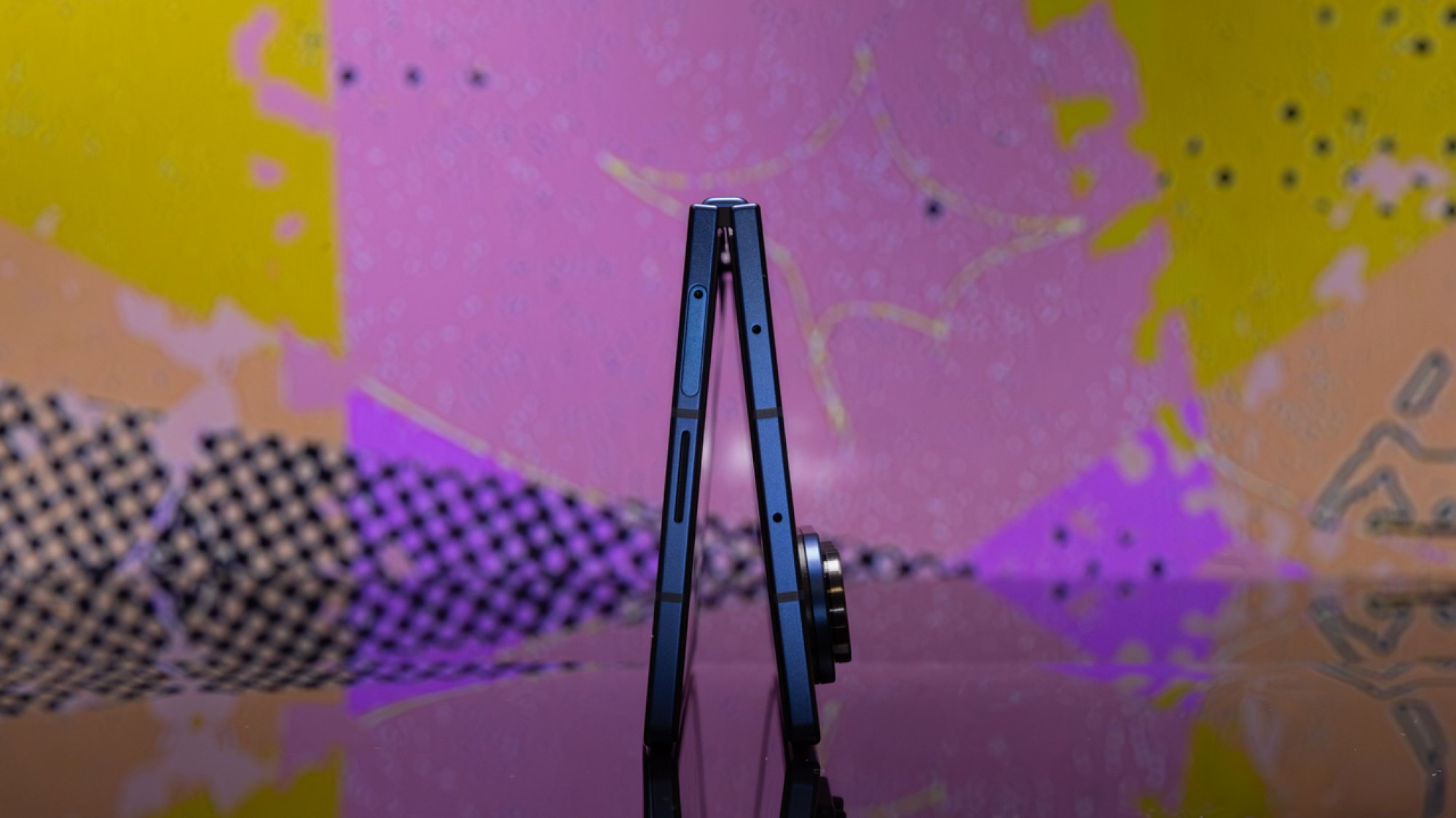 Samsung Z Fold 8 in a tent formation