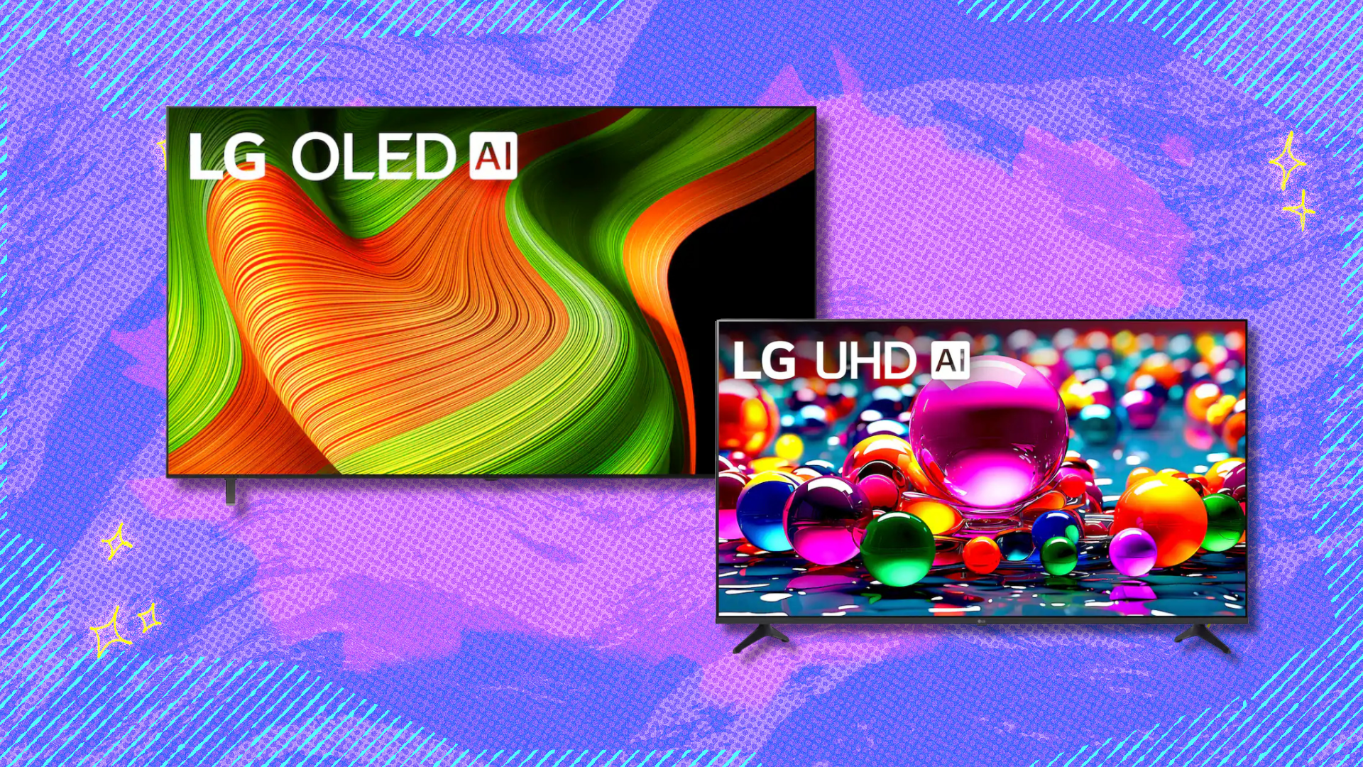 43” Class UA77 Series LED AI 4K UHD Smart webOS TV (2025) and 77