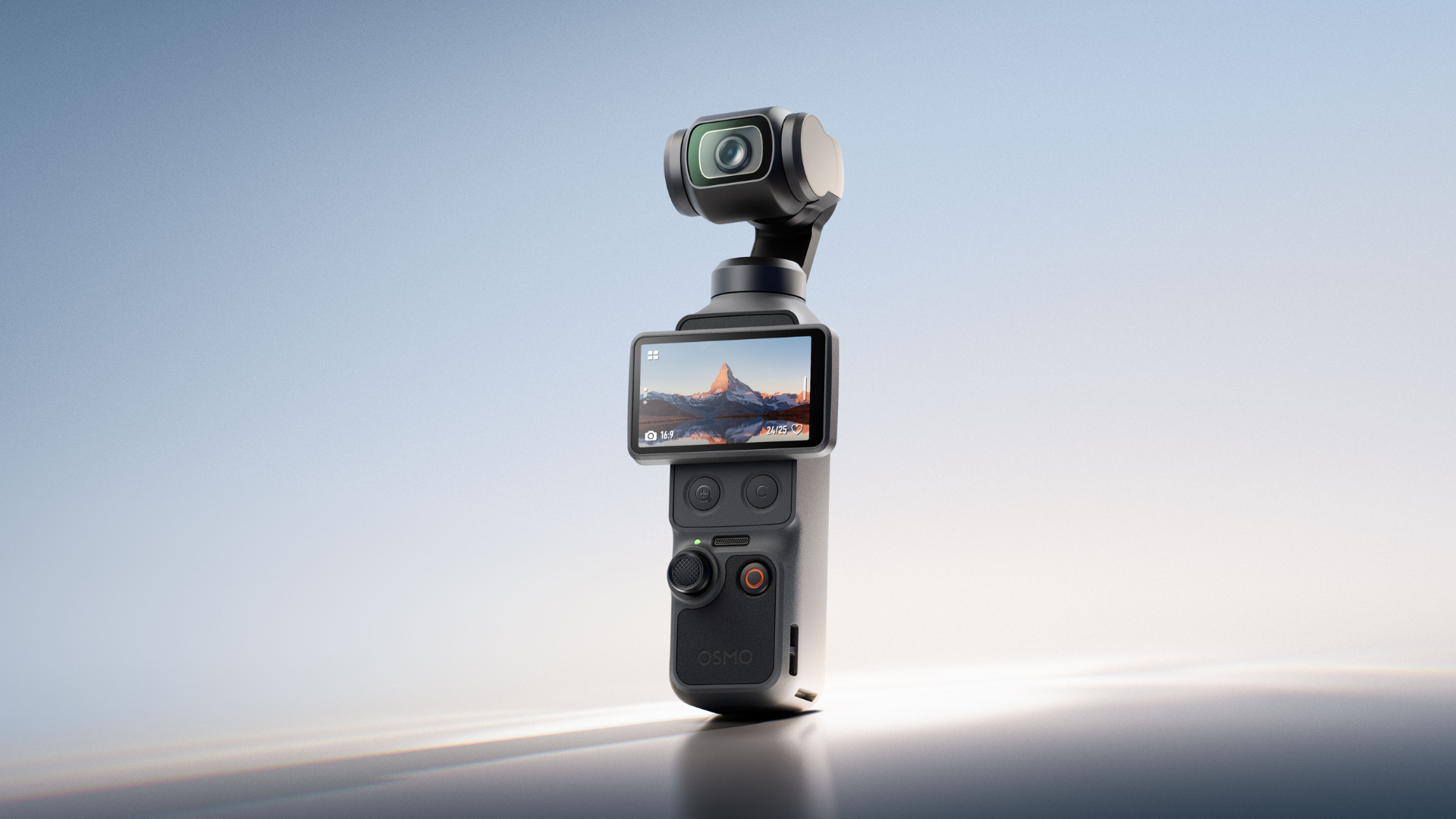 The DJI Osmo Pocket 4 on a white background.