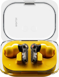 the Nothing Ear (a) wireless earbuds in yellow