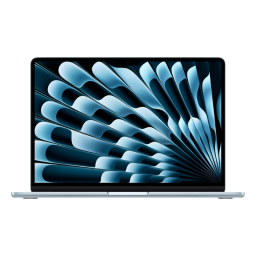 MacBook Air on white background